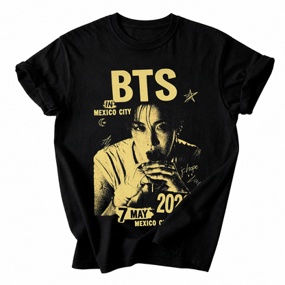 Playera BTS J-Hope México 2026 – Corte Recto Fanmade 🇲🇽✨