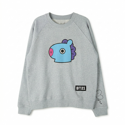 Sudadera BT21 Todos los Amigos Oversize | Sudadera K-pop BT21