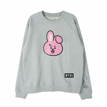 Sudadera BT21 Todos los Amigos Oversize | Sudadera K-pop BT21