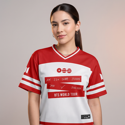 ❤️ Jersey BTS World Tour ARMY 07 | Unisex | Fanmade 💜