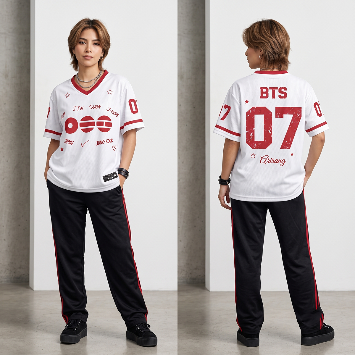 ❤️ Jersey BTS Arirang 07 Edition | Unisex | Fanmade 💜