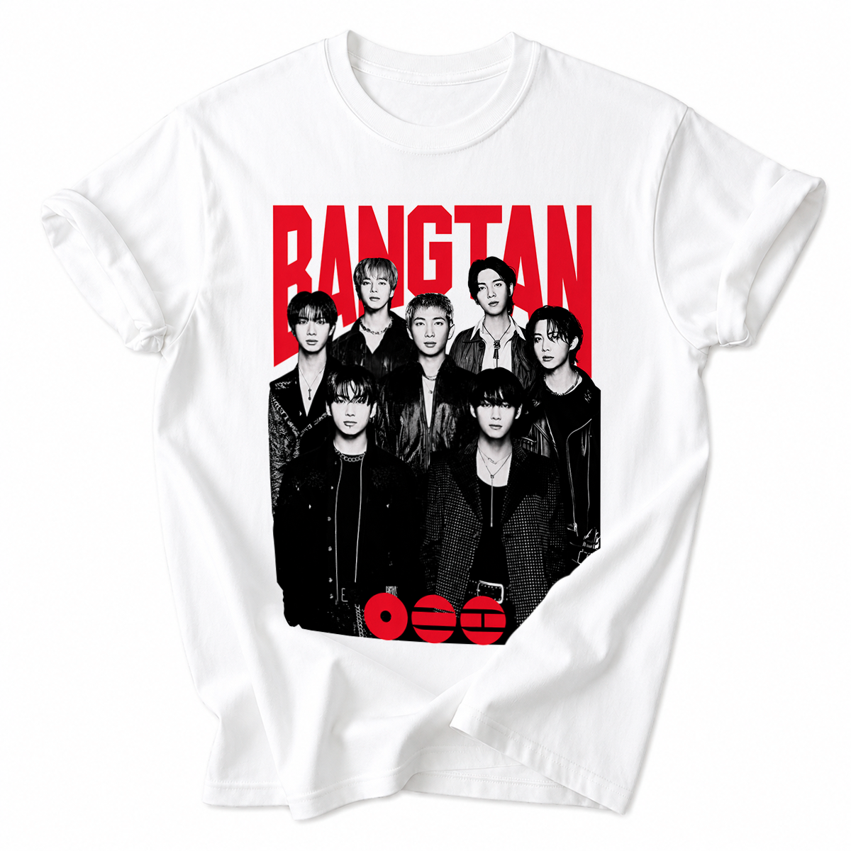 🤍 Playera BTS Bangtan OT7 White Edition – Fanmade | ARMY 💜