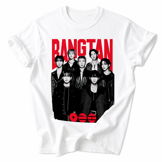 🤍 Playera BTS Bangtan OT7 White Edition – Fanmade | ARMY 💜