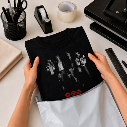 🖤 Playera BTS OT7 Black Edition – Fanmade | ARMY 💜