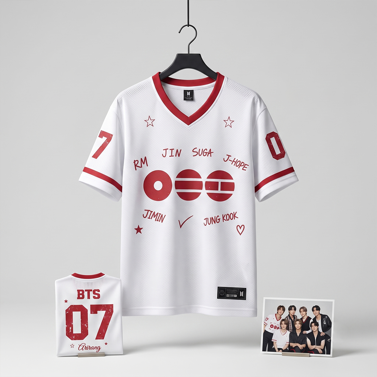 ❤️ Jersey BTS Arirang 07 Edition | Unisex | Fanmade 💜