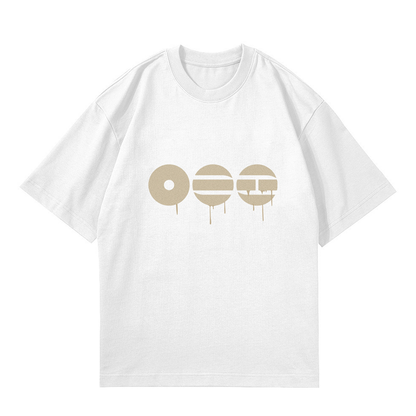 Playera Oversize Blanca BTS Minimalista – Diseño Kpop Urbano 🔥💜