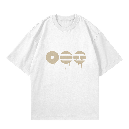 Playera Oversize Blanca BTS Minimalista – Diseño Kpop Urbano 🔥💜