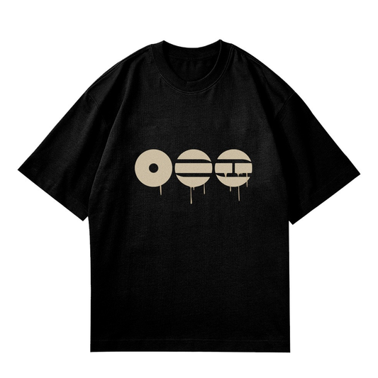 Playera Oversize Negra BTS Minimalista – Diseño Kpop Urbano 🔥💜