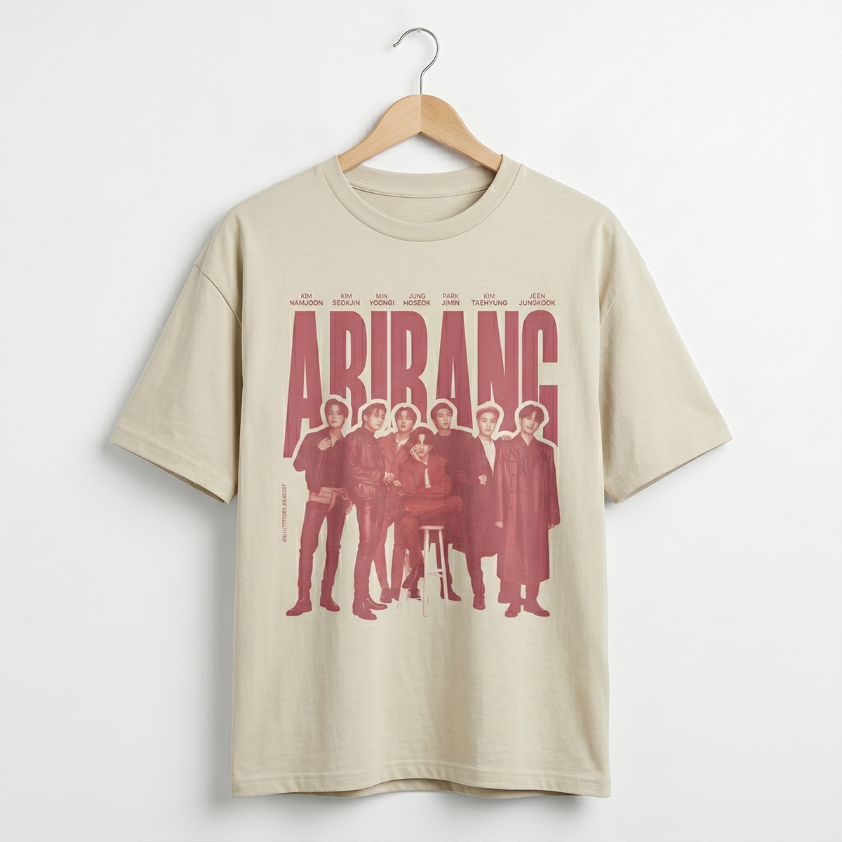 Título: Playera Oversize BTS Arirang Unisex – Edición Especial Kpop 🔥💜