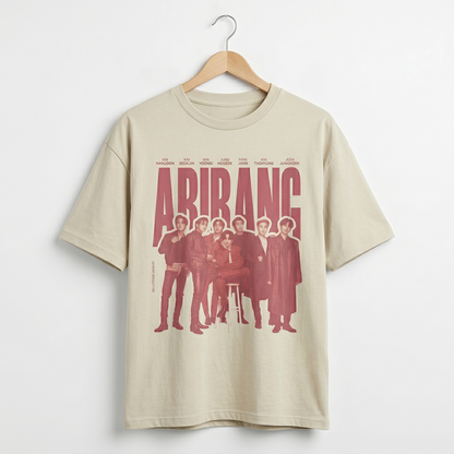 Título: Playera Oversize BTS Arirang Unisex – Edición Especial Kpop 🔥💜