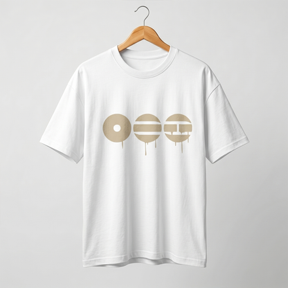 Playera Oversize Blanca BTS Minimalista – Diseño Kpop Urbano 🔥💜