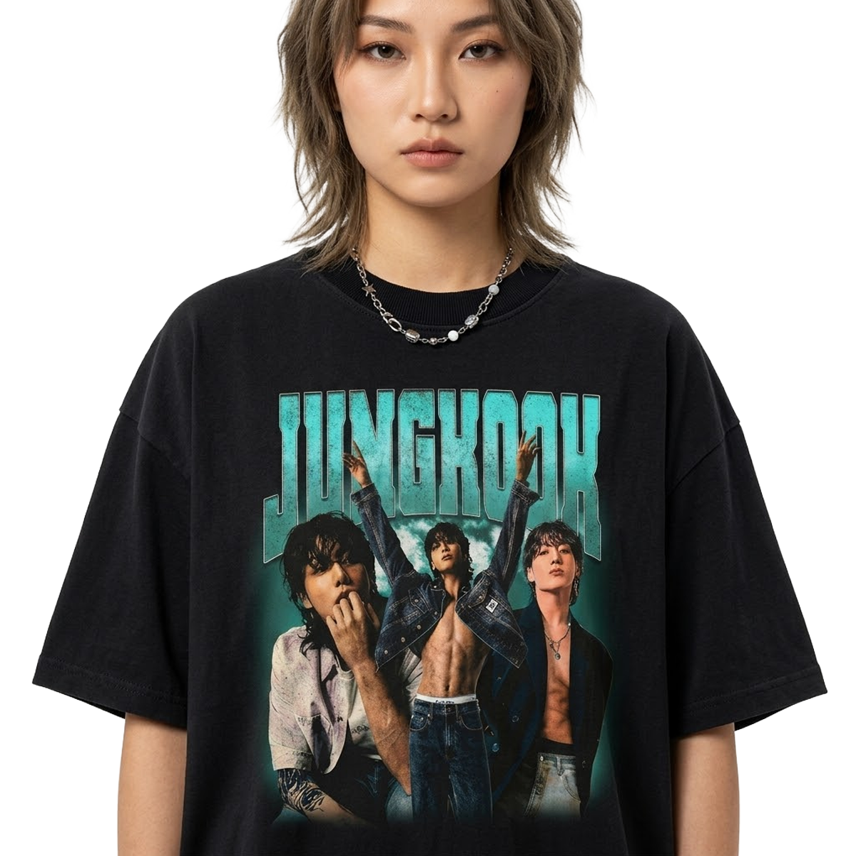 Playera Oversize Jungkook BTS | Camiseta K-pop Jungkook