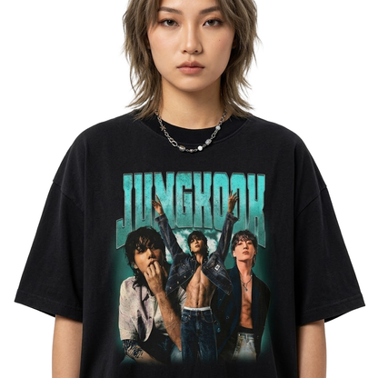 Playera Oversize Jungkook BTS | Camiseta K-pop Jungkook