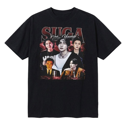 Playera Oversize SUGA Yoongi | Diseño K-pop inspirado en BTS