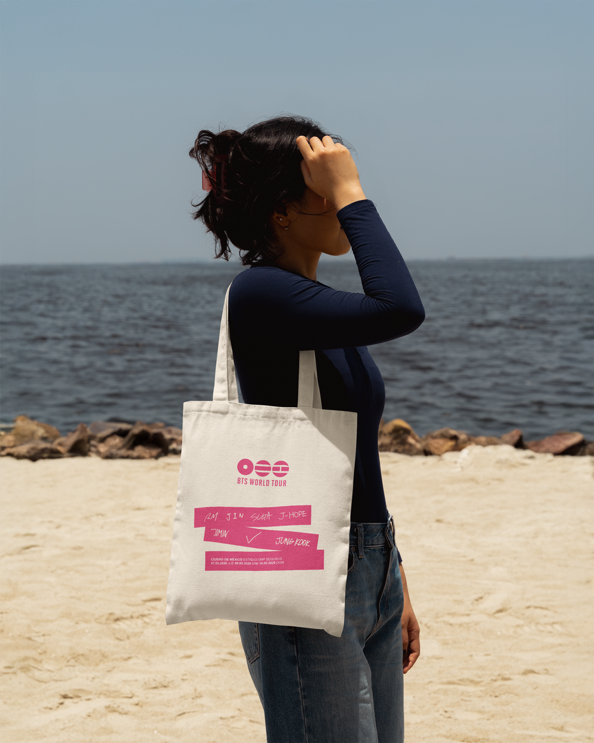 Tote Bag BTS World Tour Arirang | Bolsa K-pop BTS 30x45 cm