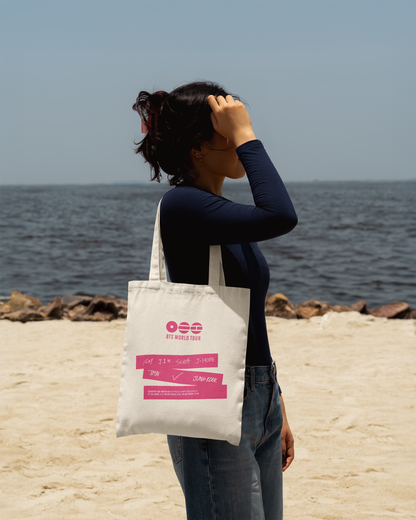 Tote Bag BTS World Tour Arirang | Bolsa K-pop BTS 30x45 cm
