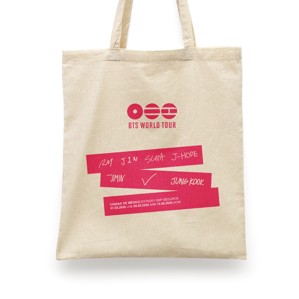 Tote Bag BTS World Tour Arirang | Bolsa K-pop BTS 30x45 cm