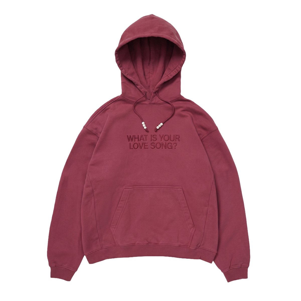 Hoodie Negra y Roja BTS What Is Your Love Song? – Sudadera Kpop Unisex 💜✨