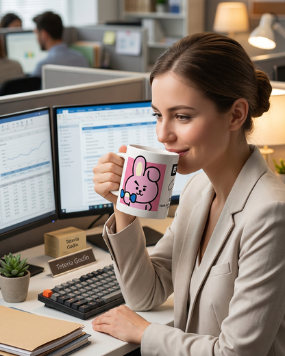 Taza BT21 | Todos los personajes disponibles | Taza K-pop resistente